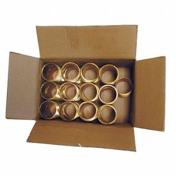 GRAINGER APPROVED Nipple Red Brass 1-1/2In NPT PK25, 10E697