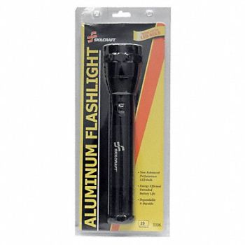 ABILITY ONE Handheld Flashlight Alum Black 1601lm, 10E716