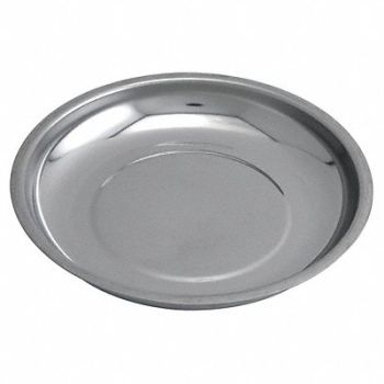 GRAINGER APPROVED Parts Tray 1 1/2 in H 6 in Dia, 10E751