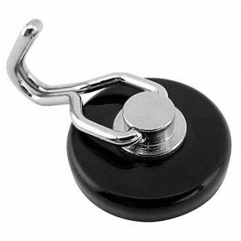 GRAINGER APPROVED Single Point Hook Neodymium 65lb, 10E831