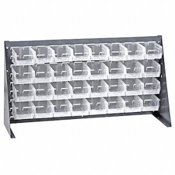 QUANTUM STORAGE SYSTEMS Louvrd Bnch Rk 1/4x20x36in LdCap 150lb, 10E924