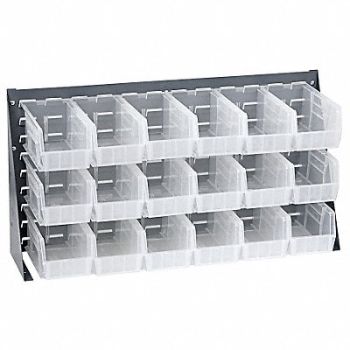 QUANTUM STORAGE SYSTEMS Louvrd Bnch Rk 1/4x20x36in LdCap 150lb, 10E926