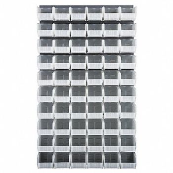 QUANTUM STORAGE SYSTEMS Louvrd Pnl 1inx61inx36in LdCap 500lb, 10E934