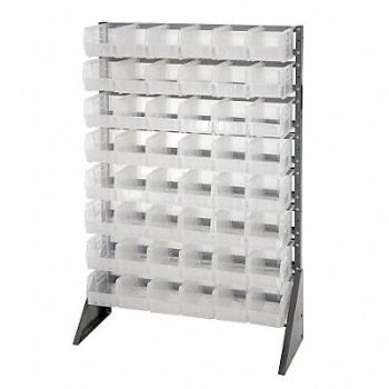 QUANTUM STORAGE SYSTEMS E1532 BinRailFlrRck 15inx54inx36in LdCp 75 lb, 10E952