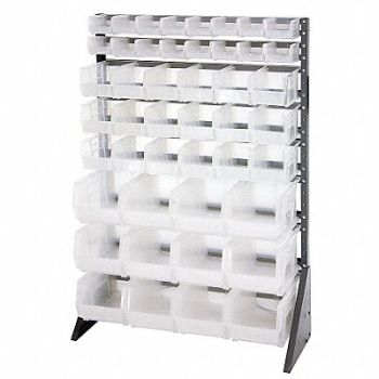 QUANTUM STORAGE SYSTEMS E1534 BinRailFlrRck 15inx54inx36in LdCp 37 lb, 10E954