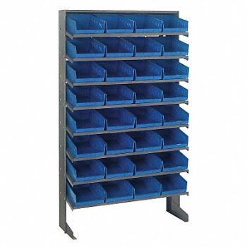 QUANTUM STORAGE SYSTEMS G7018 Pick Rack 12inx64inx36in Blue, 10E991