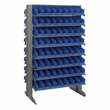 QUANTUM STORAGE SYSTEMS G7008 Pick Rack 24inx64inx36in Blue, 10E993
