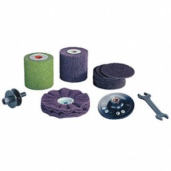 FEIN Polishing Set For SS For 10F050 17 Pc, 10F051
