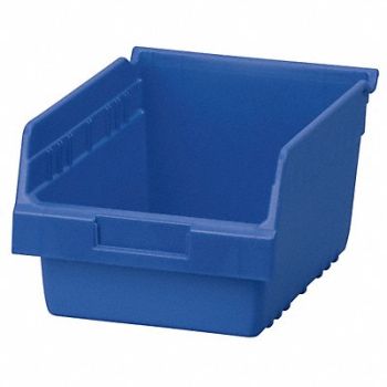 AKRO-MILS D5434 Shelf Bin Blue Plastic 6 in, 10F110