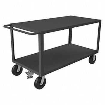 GRAINGER APPROVED Utility Cart 5 000 lb Steel, 10F435