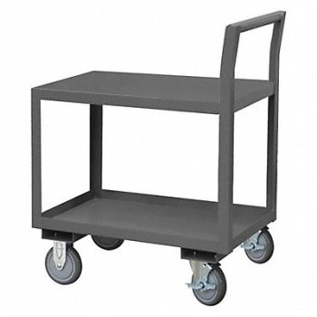 GRAINGER APPROVED Low-Profile Utility Cart 1 200 lb Steel, 49Y588
