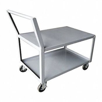GRAINGER APPROVED Low-Profile Utility Cart 1 200 lb Steel, 10F444