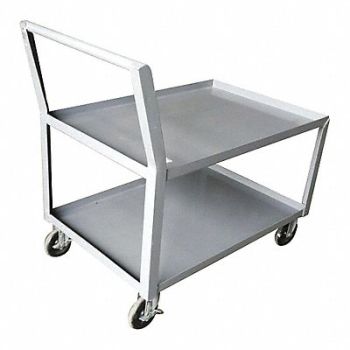 GRAINGER APPROVED Utility Cart 1 200 lb Steel, 10F449