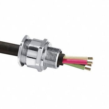 APPLETON ELECTRIC Connector Brass L - Strain Relief 1.47in, 10G057