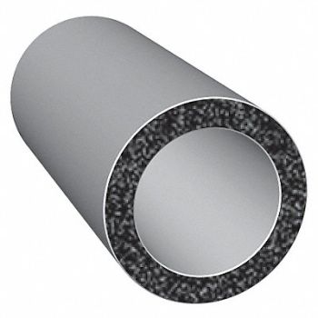 TRIM LOK INC Rubber Seal Tubing 0.38 In W 500 Ft, 10G534