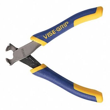 IRWIN VISE-GRIP End Cutting Nippers 4-1/4 In, 10J905