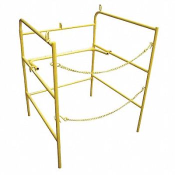 GRAINGER APPROVED Collapsible Manhole Grd Rail 42x33x33in, 10K047