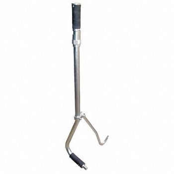 GRAINGER APPROVED Manhole Lid Lifter Cadmium Zinc Plated, 10K048