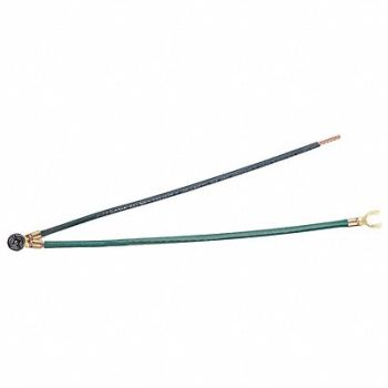 IDEAL Grounding Tail 2-Wire PT Fork Green Pk25, 10K064