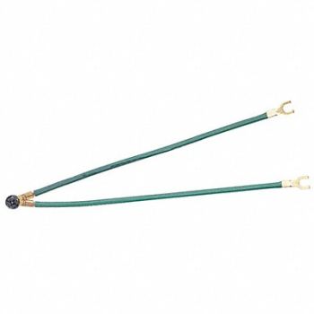 IDEAL Grounding Tail 2-Wire 2 Forks Green Pk25, 10K065