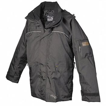 VIKING Breathable Rain Jacket Black 2XL, 10K284