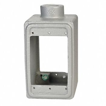 APPLETON ELECTRIC Weatherproof Box 3/4in Hub Iron, 10L109