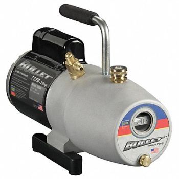 YELLOW JACKET Refrig Evacuation Pump 7.0 cfm 6 ft., 10M826