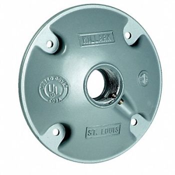 HUBBELL KILLARK Hub Cover 1/2 Hub Size Killark VJ Series, 10N042
