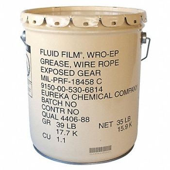 FLUID FILM ChainWireRope Lube 5 gal Pail, 10N791