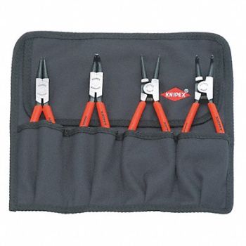 KNIPEX Retaining Ring Plier Set 0 90 Deg 4 pc, 10N809