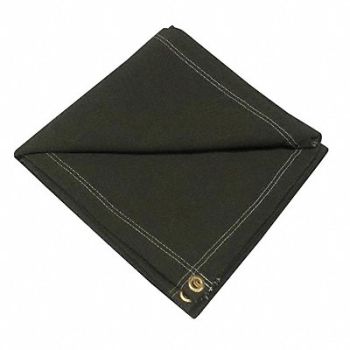 GRAINGER APPROVED Tarp Flame Resistant Canvas 20x30ft Grn, 10P553