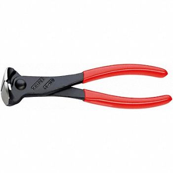 KNIPEX End Cutting Nippers 7-1/4 In, 10T973