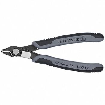KNIPEX ESD Precision Nippers 5 In, 10U015