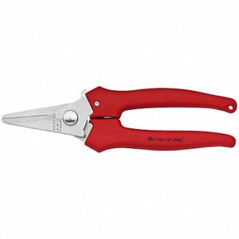KNIPEX Industrial Industrial Shears 5-1/2 in L, 10U141