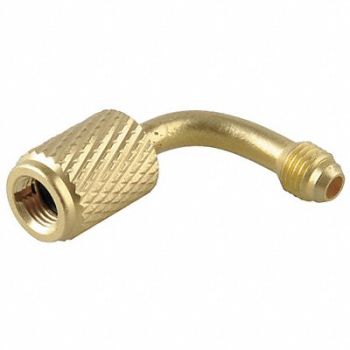 GRAINGER APPROVED Quick Coupler Low Loss 1/4 In MxF 90 Deg, 10U325