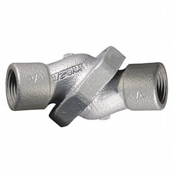APPLETON ELECTRIC Swivel Elbow Iron Trade Size 3/4in, 10U847