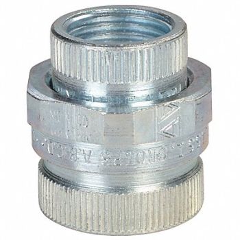 APPLETON ELECTRIC Straight Union Aluminium Trd Sz 3/4in, 10U874