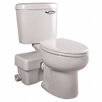 LIBERTY PUMPS Macerating Toilet Floor w/ Back Outlet, 10V108