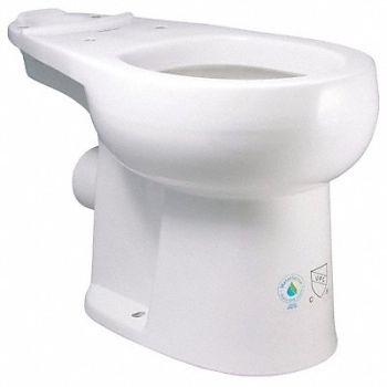 LIBERTY PUMPS Macerating Toilet Bowl Round Floor, 10V112