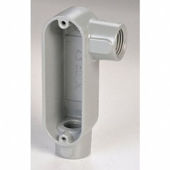 APPLETON ELECTRIC Conduit Outlet Body Alum Trd Sz 3/4in, 10W033
