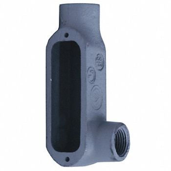 APPLETON ELECTRIC Conduit Outlet Body Iron LR 4 In., 10W072