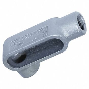 APPLETON ELECTRIC Conduit Outlet Body Iron LR 2-1/2 In., 10W088