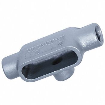 APPLETON ELECTRIC Conduit Outlet Body Iron 4 In., 10W099