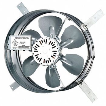 DAYTON Steel 8 H 15 W Exhst Fan, 10W198