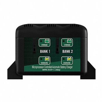 BATTERY TENDER Battery Charger 12VDC 1.25A, 10W828