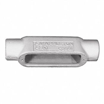 APPLETON ELECTRIC Conduit Outlet Body Iron 1-1/2 In., 10Y702