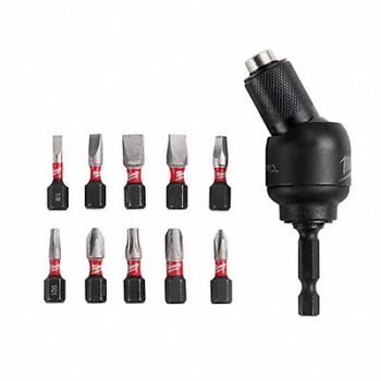 MILWAUKEE Pivot Holder and Bit Set 11 Pieces, 10Z808