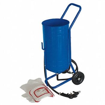 WESTWARD Portable Abrasive Blaster 90lb 60-125psi, 10Z912