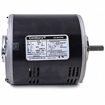 REGAL BELOIT Motor 3/4 HP 1-Ph 1725 RPM 1-Speed, 36VG13