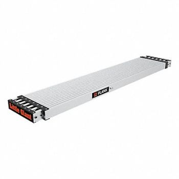 LITTLE GIANT Adj. Aluminum 2-Person Plank 73 in L, 803J14